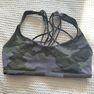 Lululemon Camo sports bra